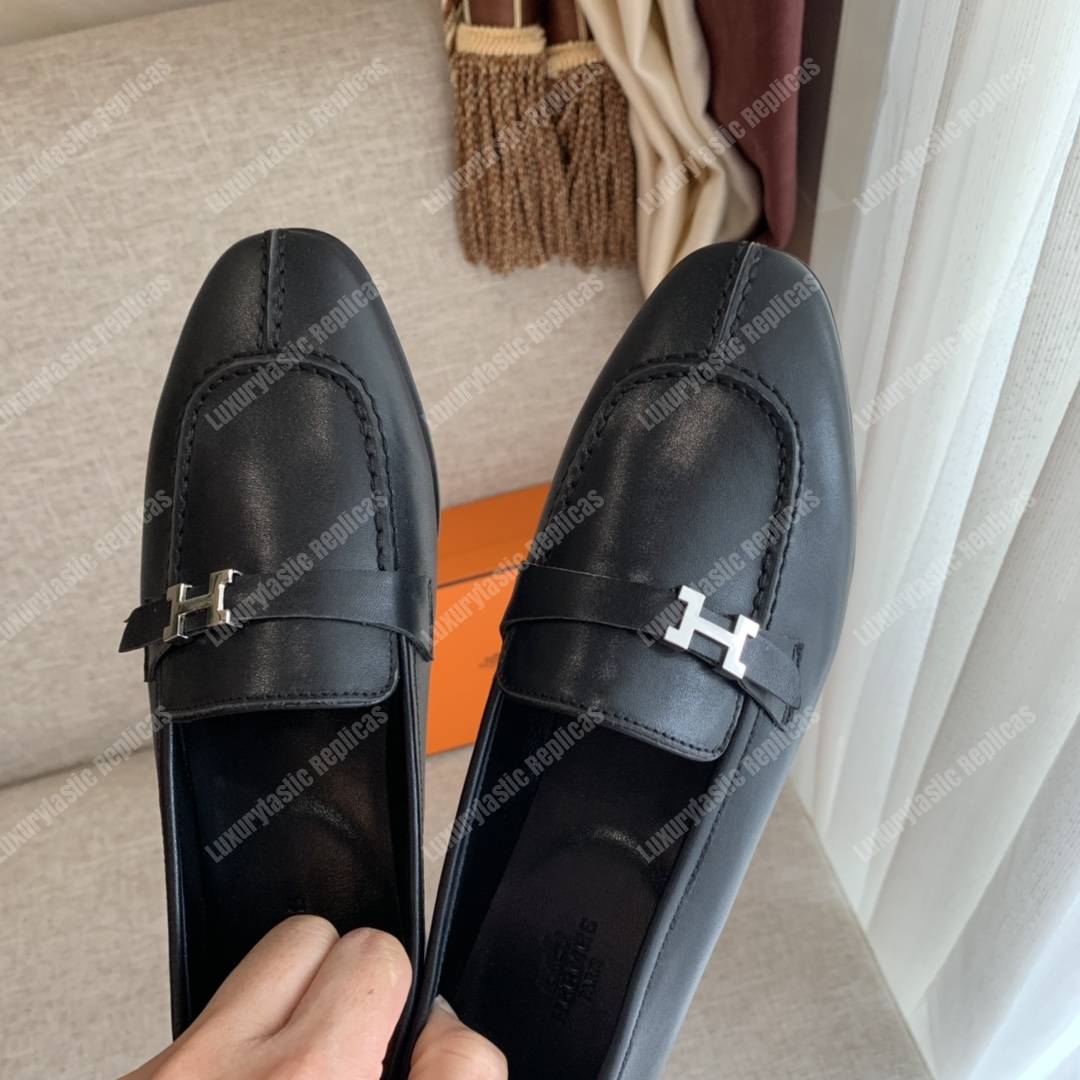 H**mes h buckle loafer black