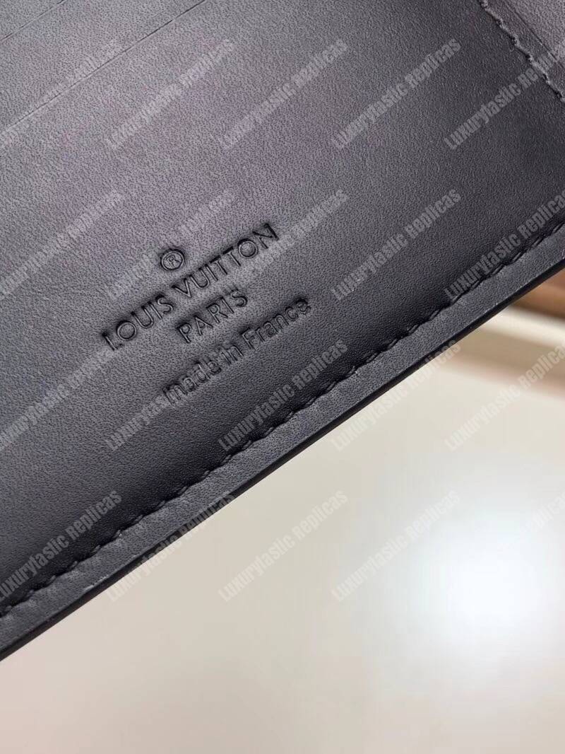 LV Fall-Winter 2018 Multiple Wallet Dark Infinity Leather