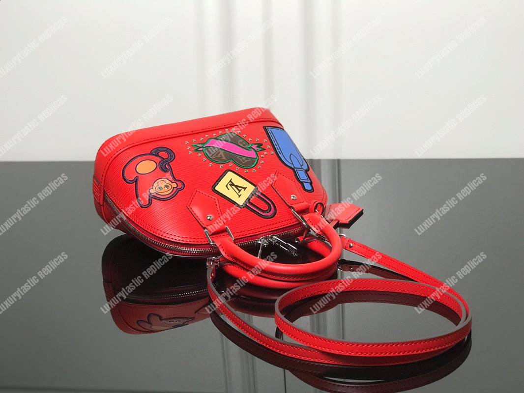 LV Alma BB Epi Leather Trunk-Maker Red