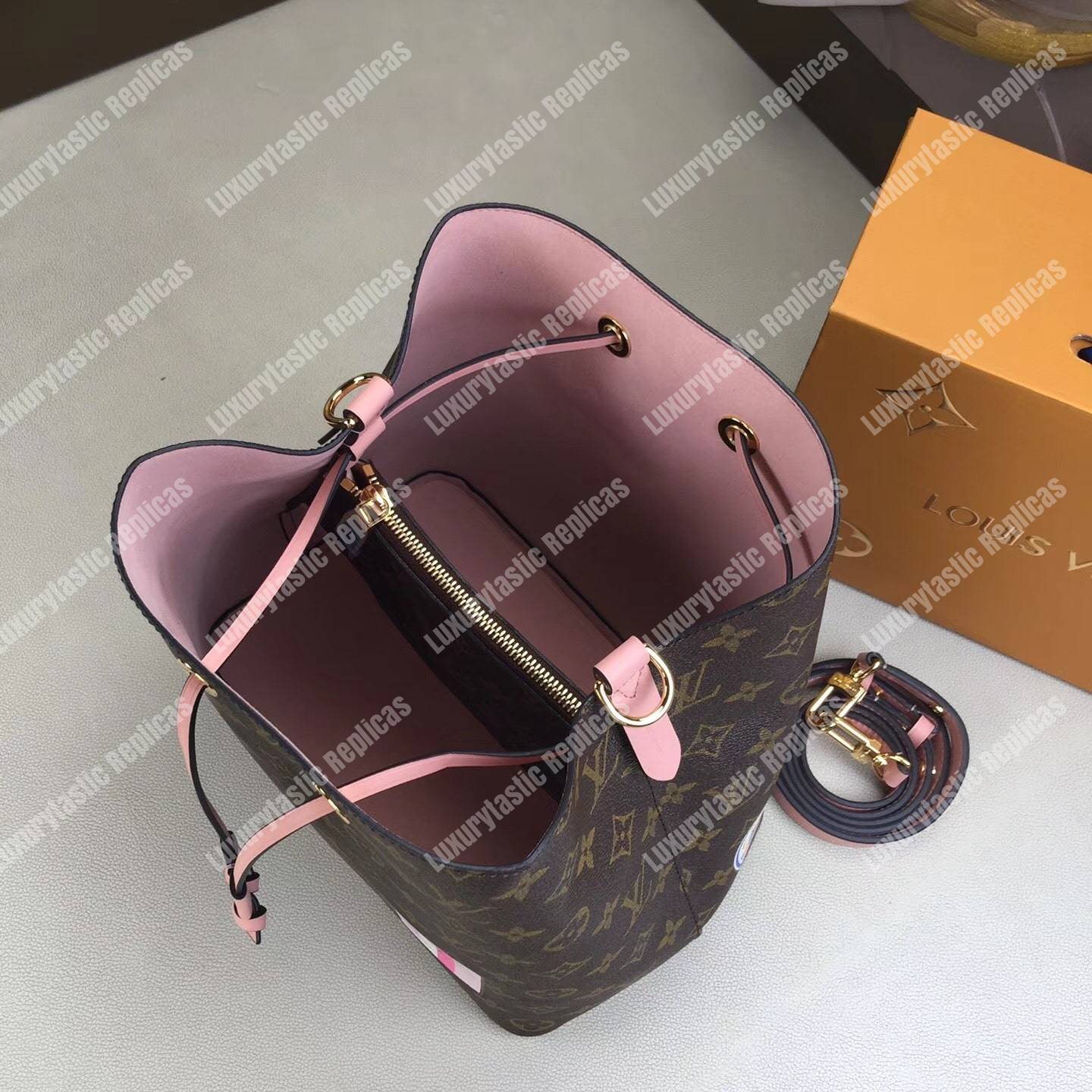 LV NéoNoé Monogram Special Edition Pink