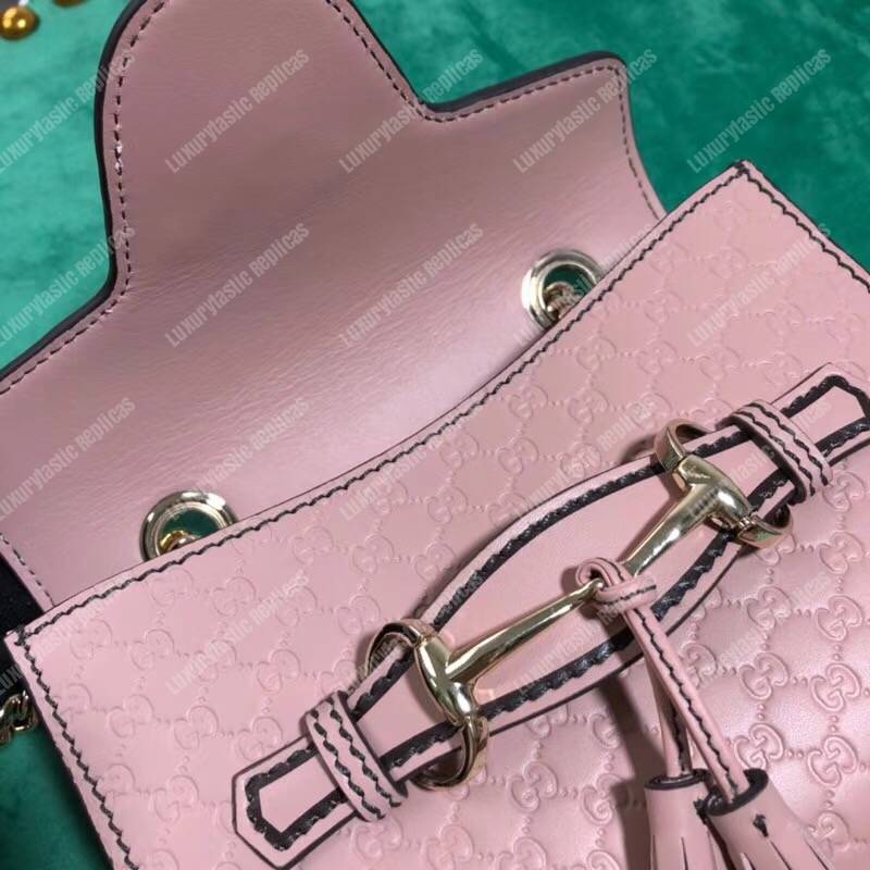 G*u*i emily mini micro G*u*issima bag light pink