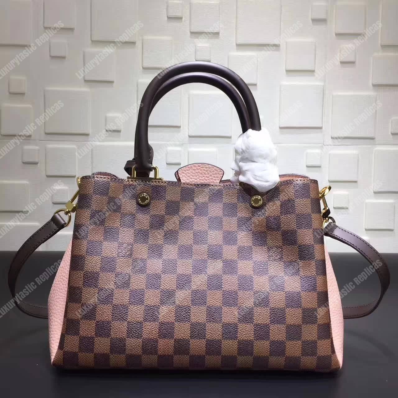 LV Brittany Damier Ebene Canvas Magnolia