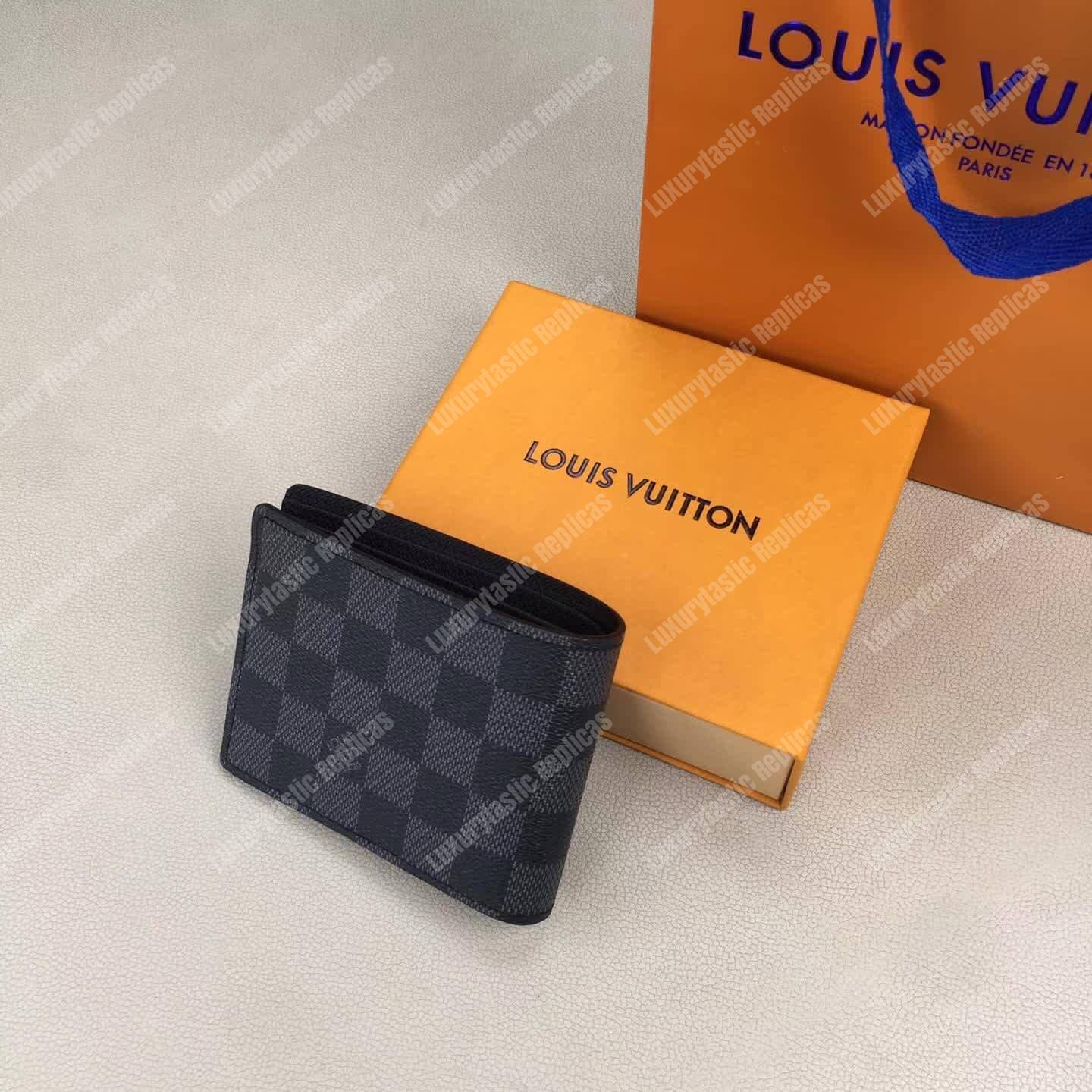LV Multiple Wallet Damier Graphite Special Edition Beijing