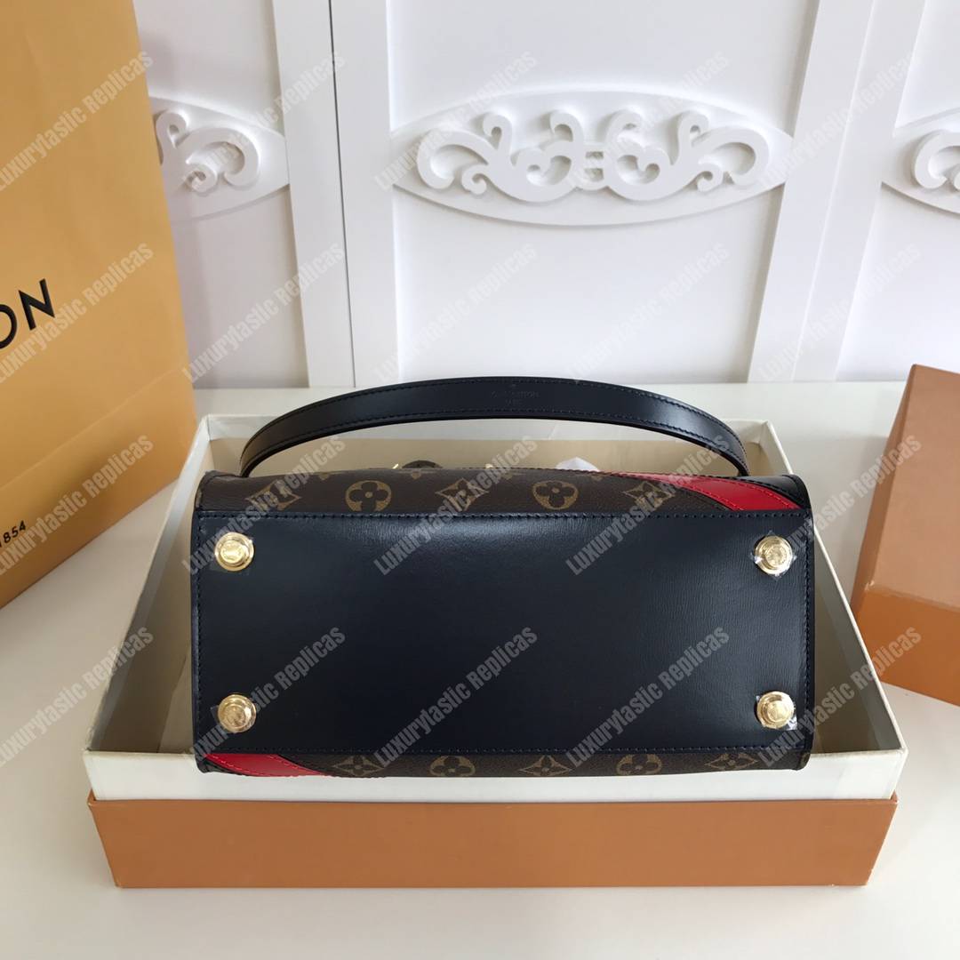 LV City Steamer PM Navy Blue / Red / Black