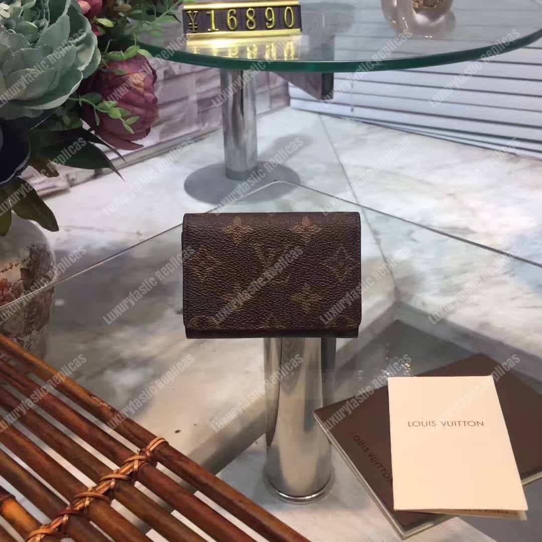 LV Enveloppe Carte De Visite Monogram