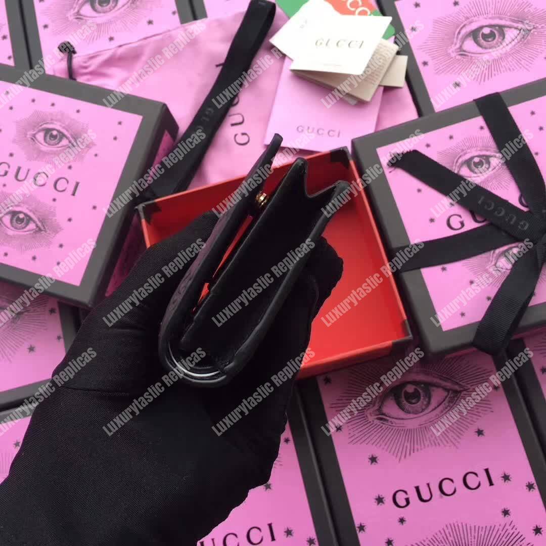 G*u*i signature card case in black