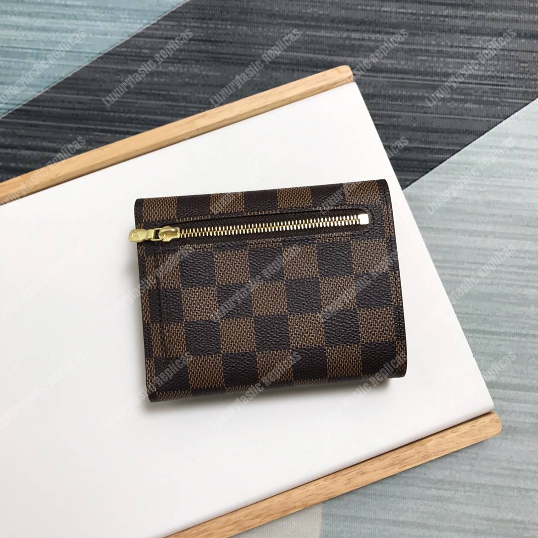 LV Portefeuille Koala Tri-Fold Wallet Damier Ebene