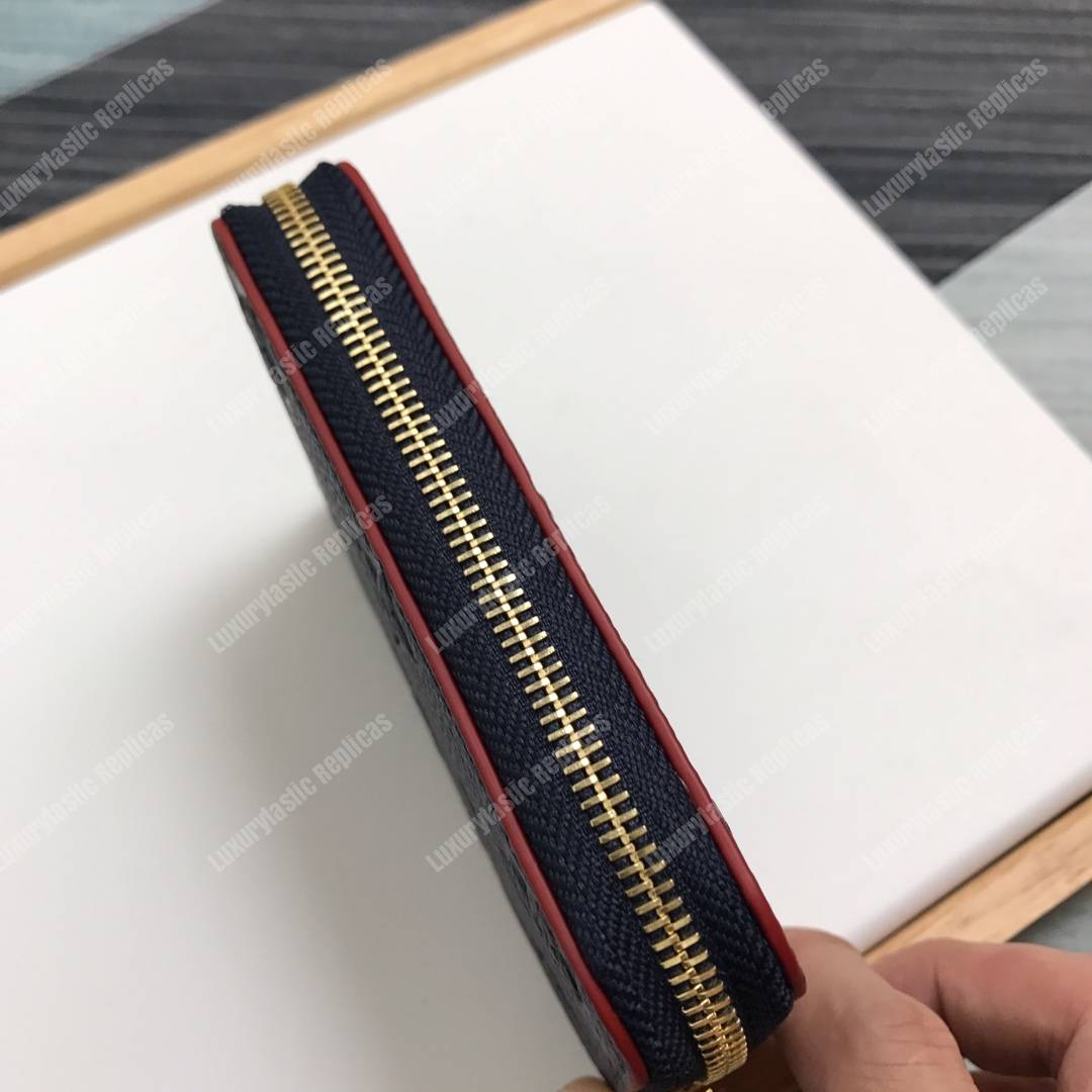 LV Zippy Coin Purse Monogram Empreinte Leather Marine Rouge