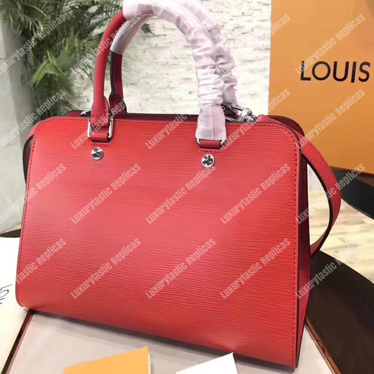 LV Epi Vaneau MM Bag Epi Leather Red