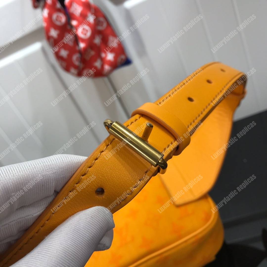 LV Outdoor Bumbag Denim Fabric Monogram Ocre