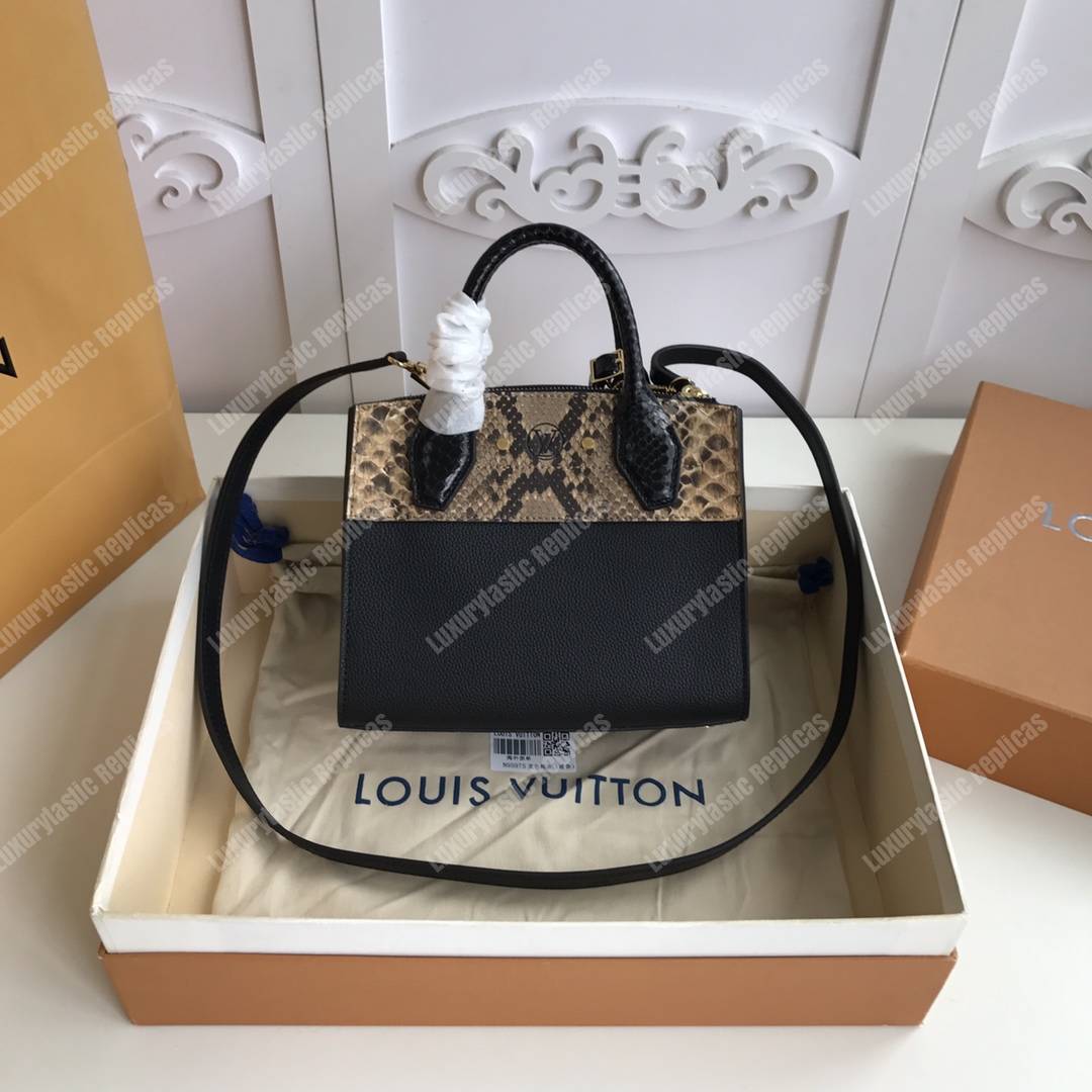 LV City Steamer Mini Python Roccia Black