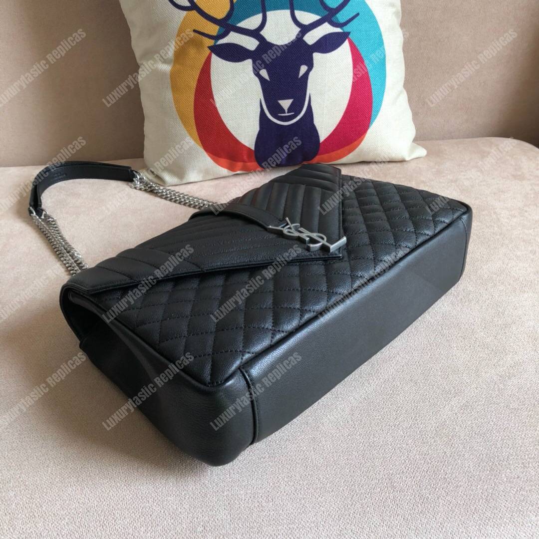 Saint Laurent Classic Large Soft Envelope Black