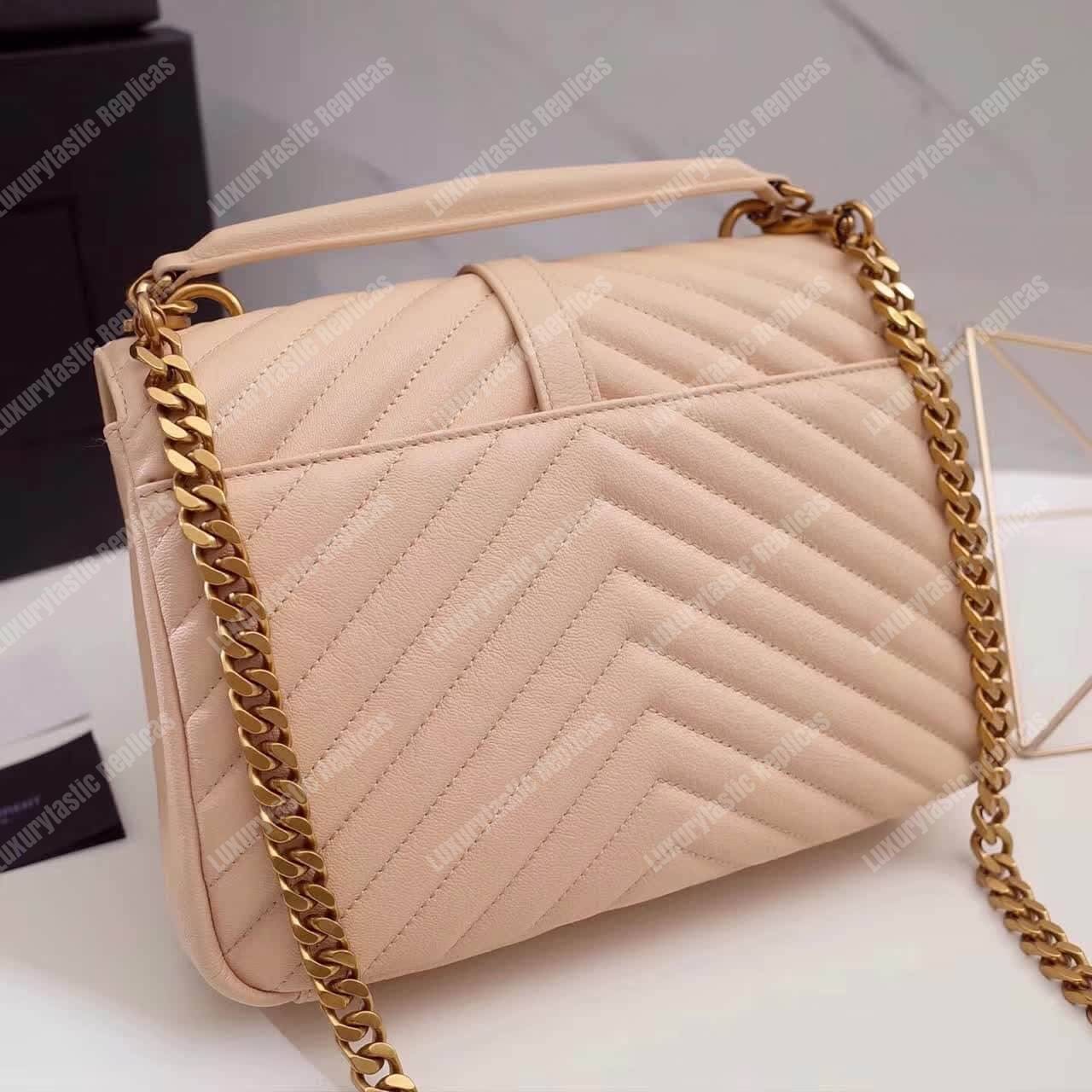 Saint Laurent Classic Medium College Monogram Powder