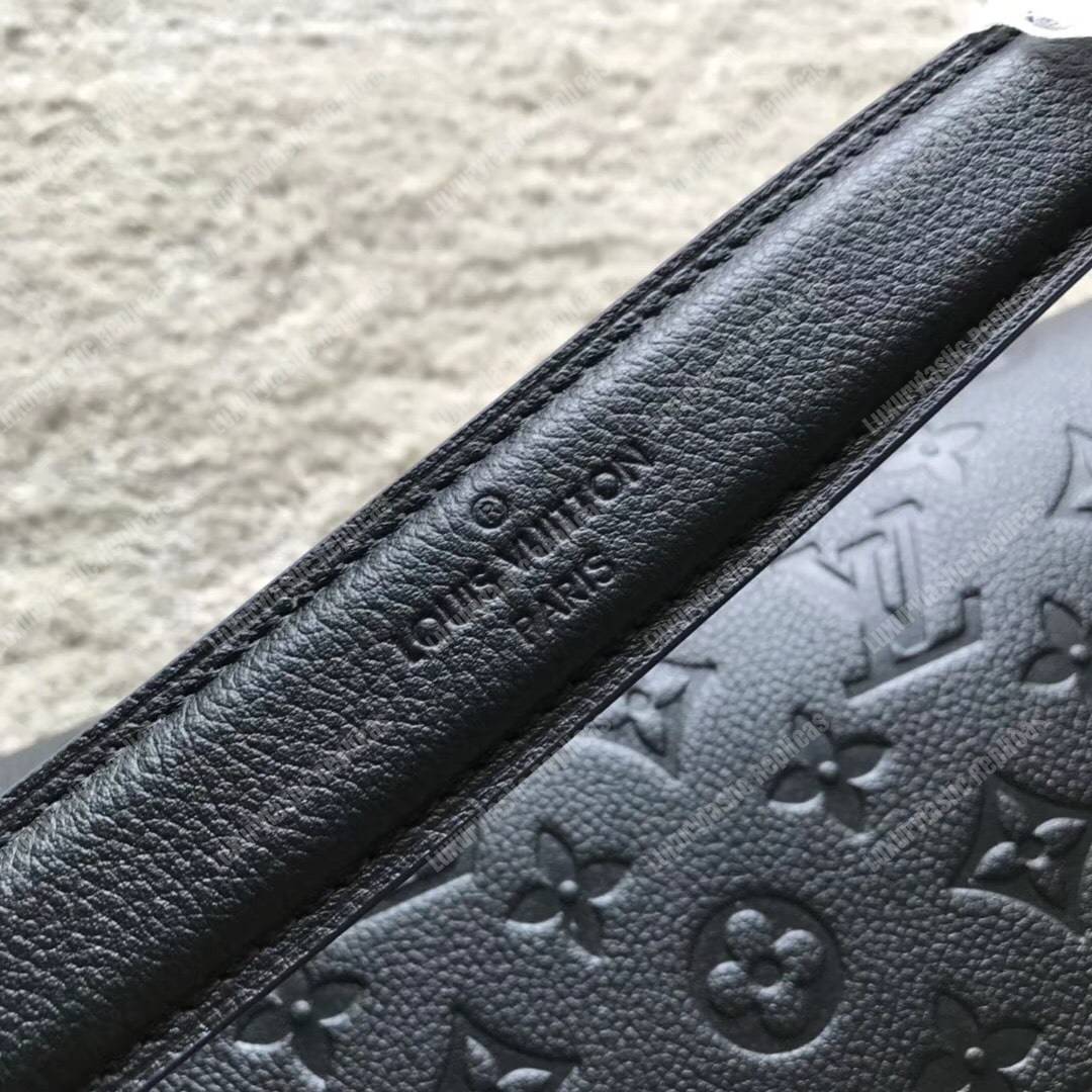 LV Blanche MM Monogram Empreinte Leather Noir