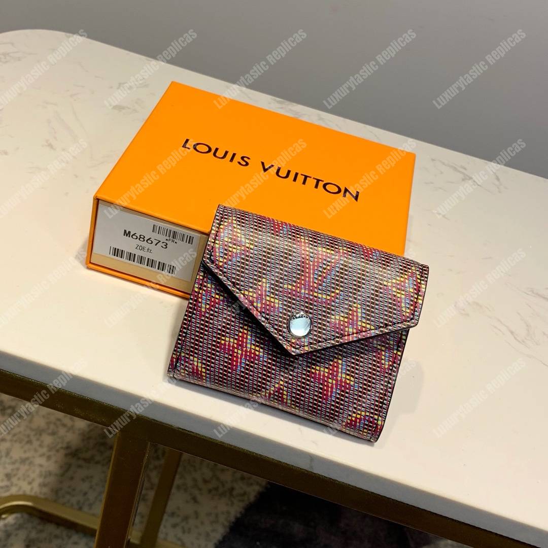LV Zoé Wallet Monogram LV Pop motif Red