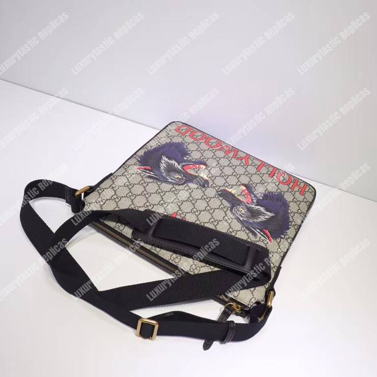 G*u*i t.gg hollywood wolf messenger bag