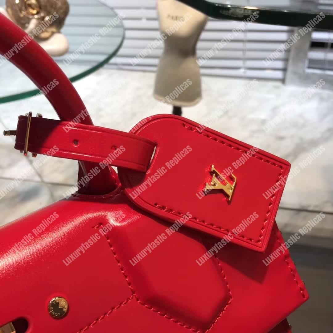 LV City Steamer One Handle Bag Red