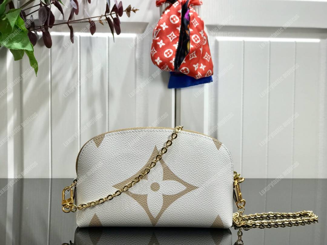 LV Pochette Cosme XL Monogram Khaki/Beige