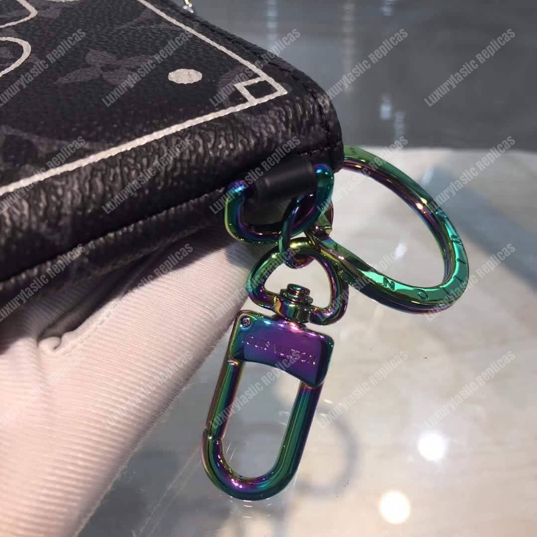 LV Small Purse Monogram Eclipse Canvas
