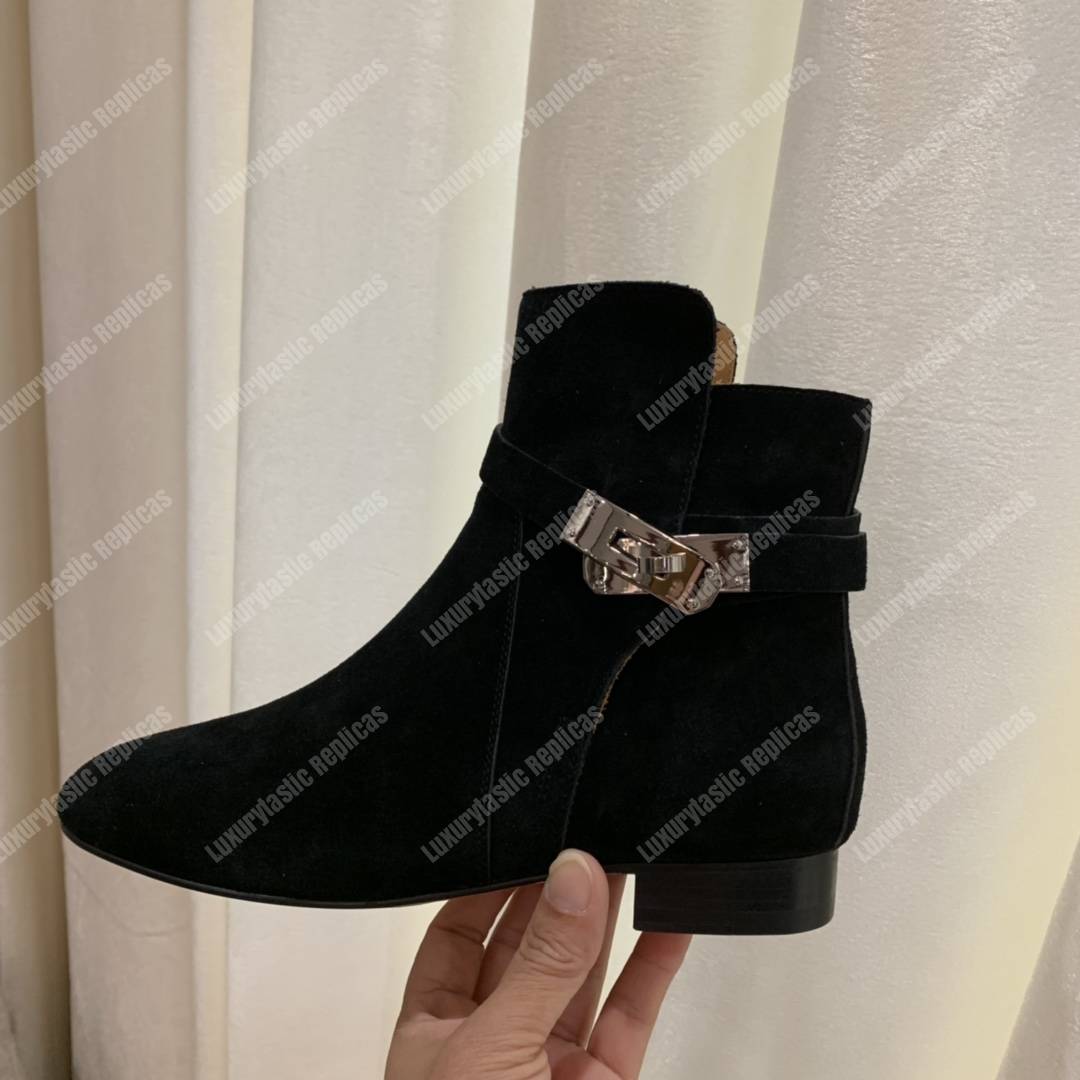 H**mes neo ankle boot black