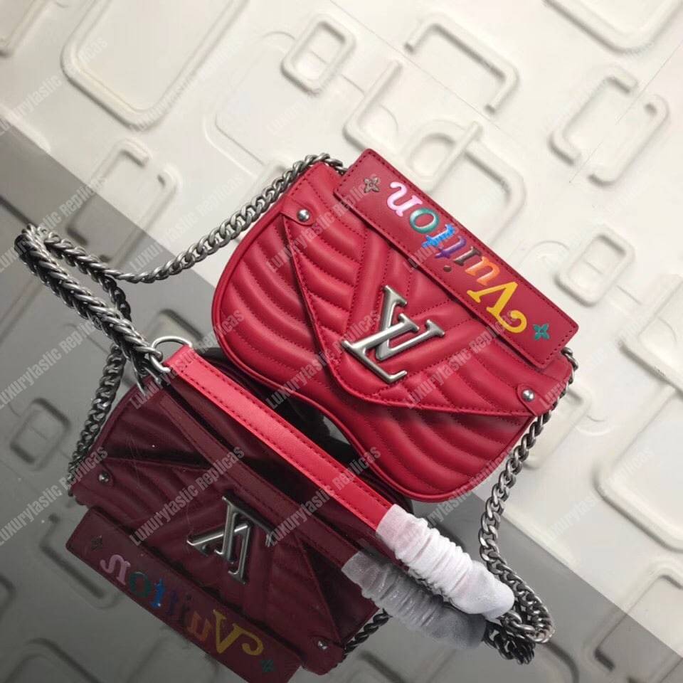 LV New Wave Chain Bag PM Red