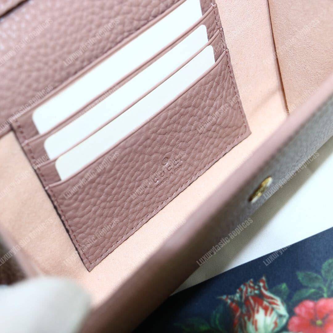 G*u*i gg calfskin mini shoulder flap bag magnolia