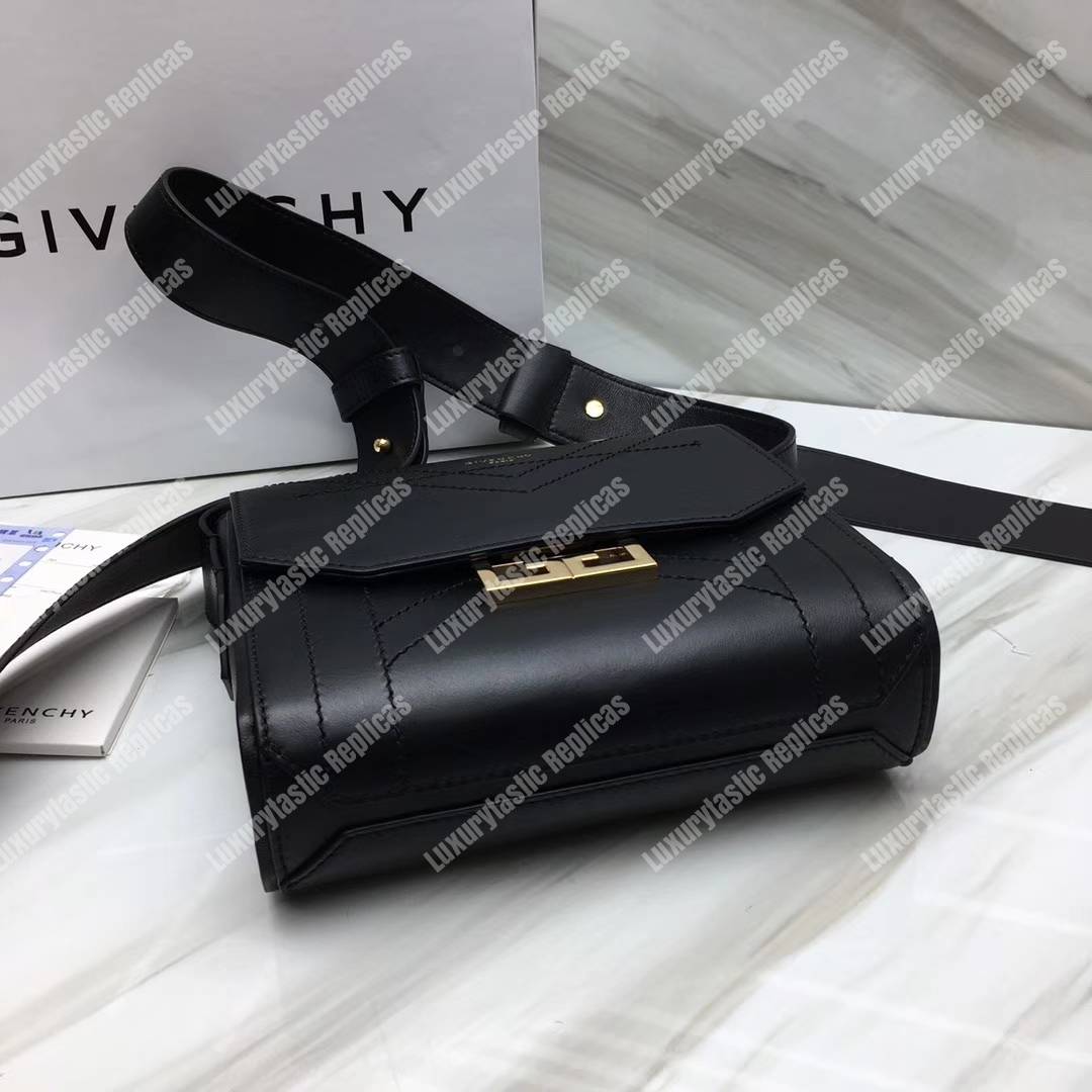 Givenchy Medium Eden Bag In Smooth Leather Black