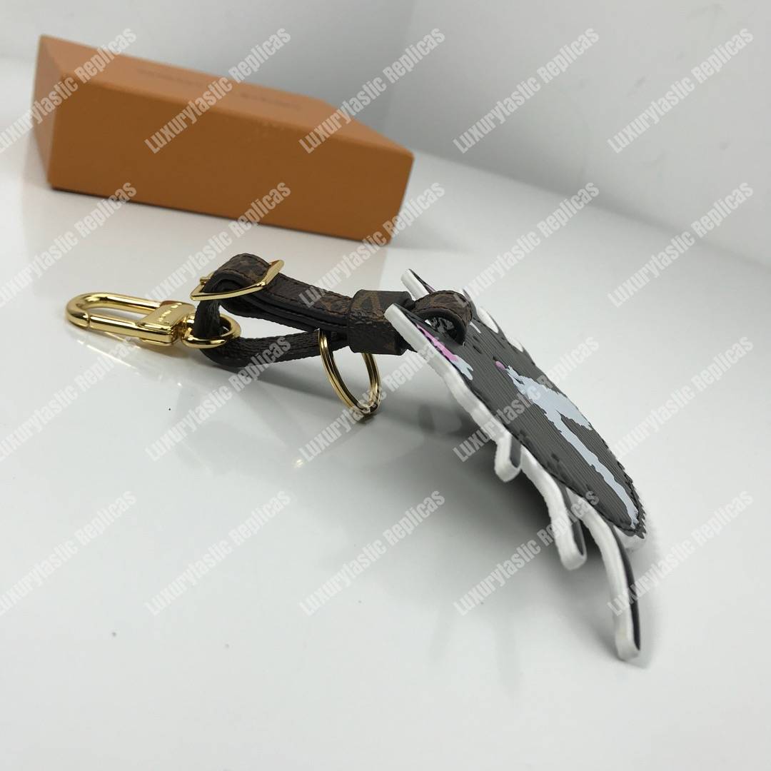 LV Catogram Bag Charm and Key Holder Cat