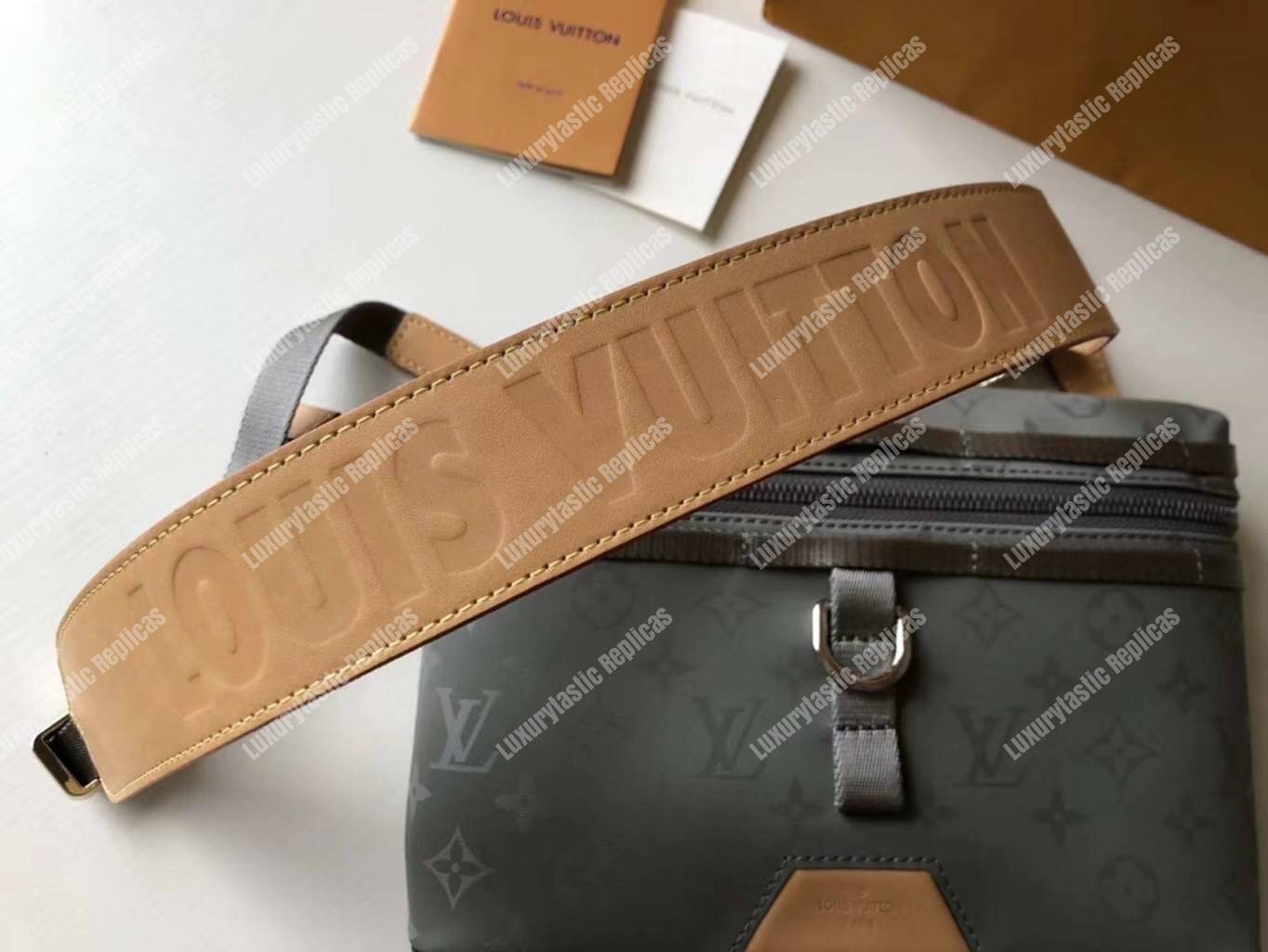 LV Messenger PM Monogram Titanium