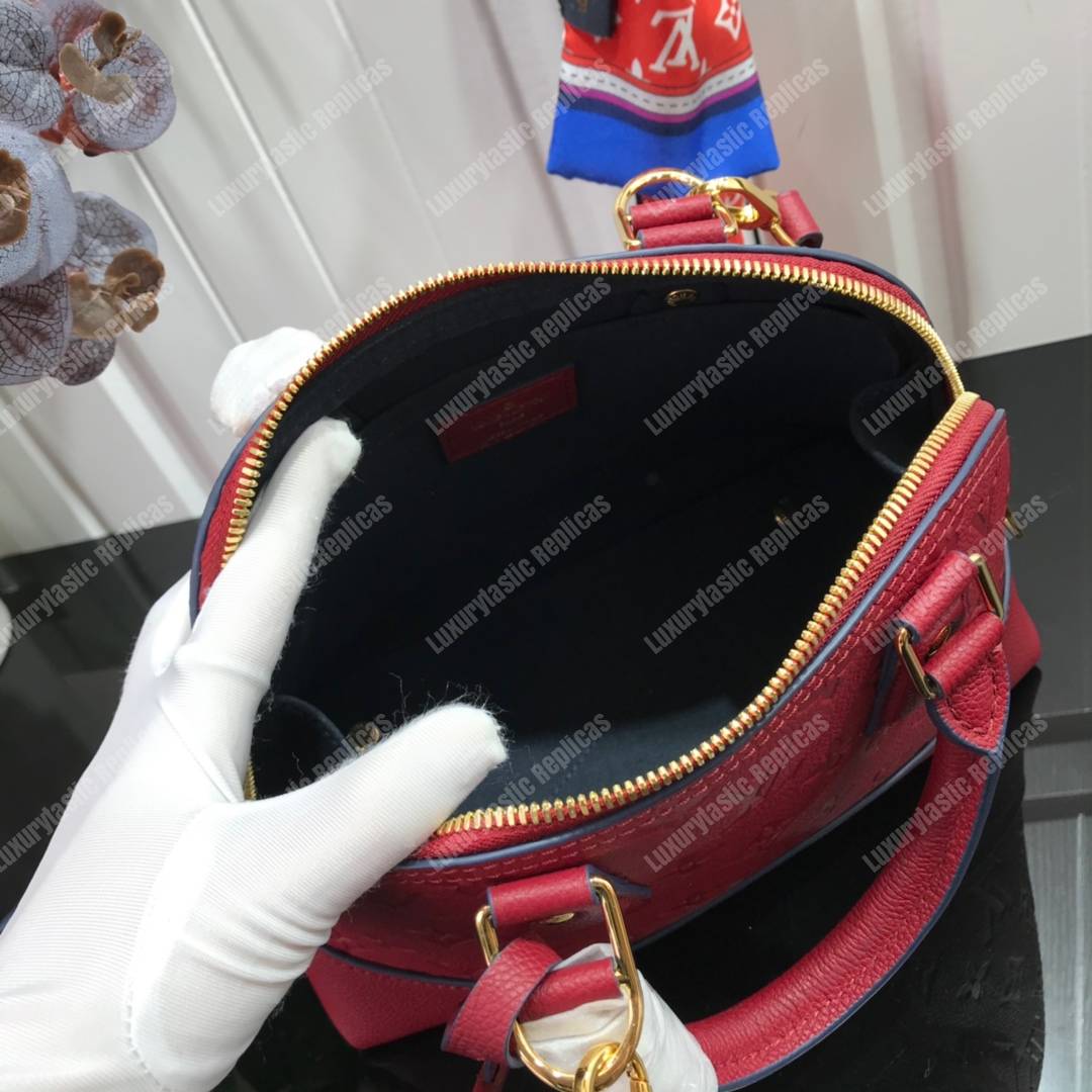 LV Neo Alma BB Monogram Empreinte Cherry Berry