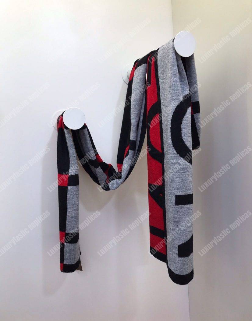 LV Horizon Scarf Rouge Bleu