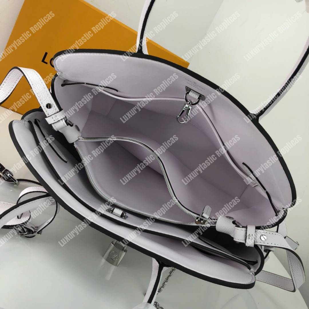 LV Milla MM Autres Cuirs Craie