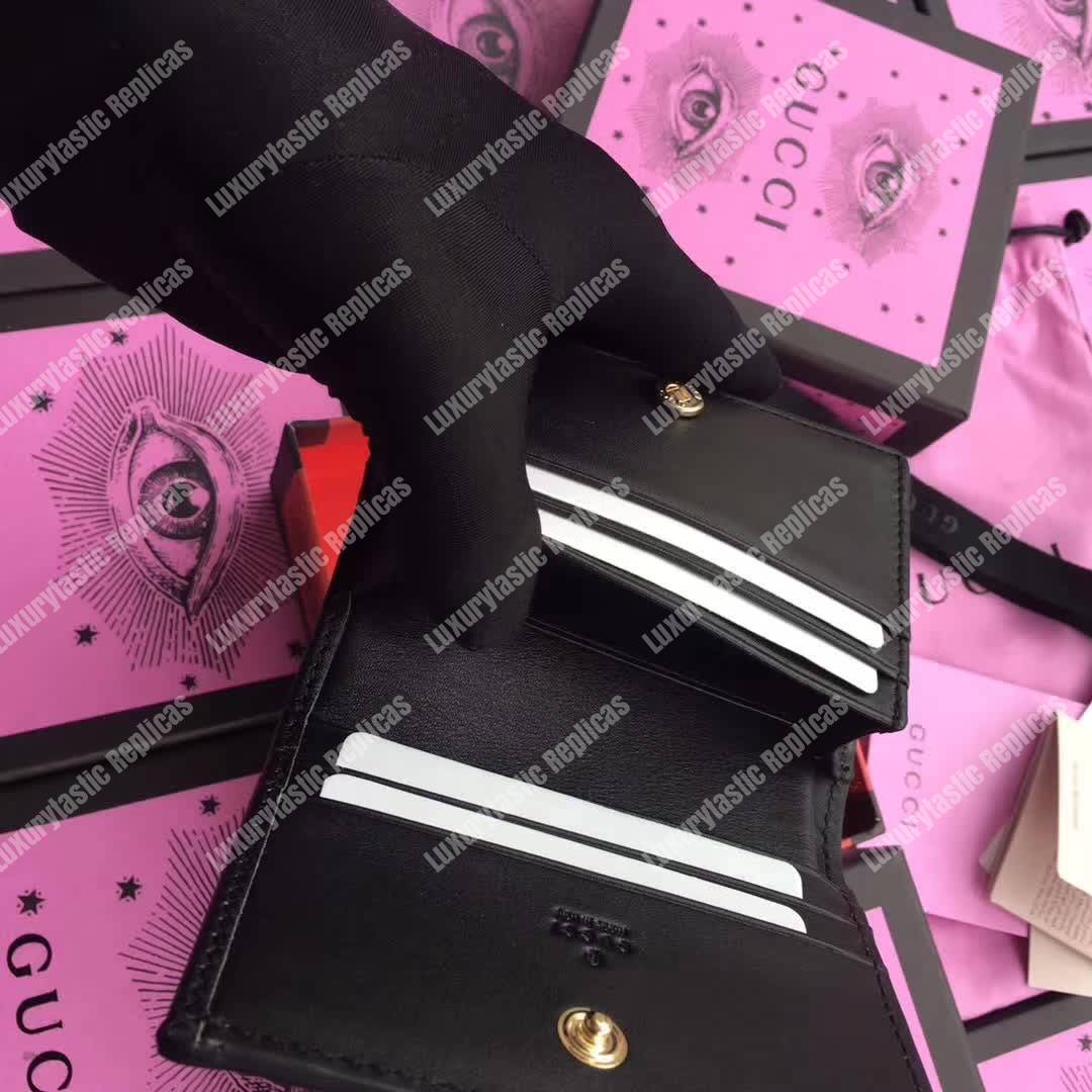 G*u*i signature card case in black