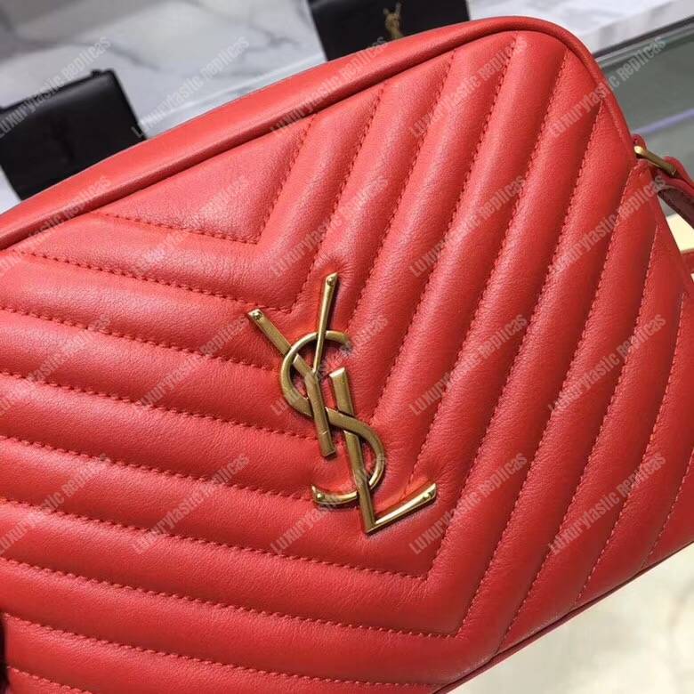 Saint Laurent Lou Camera Bag Eros Red