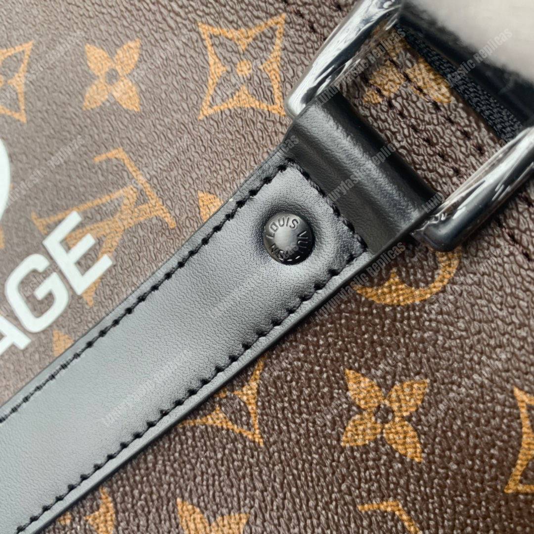 LV Keepall Bandouliere 45 Monogram Marron