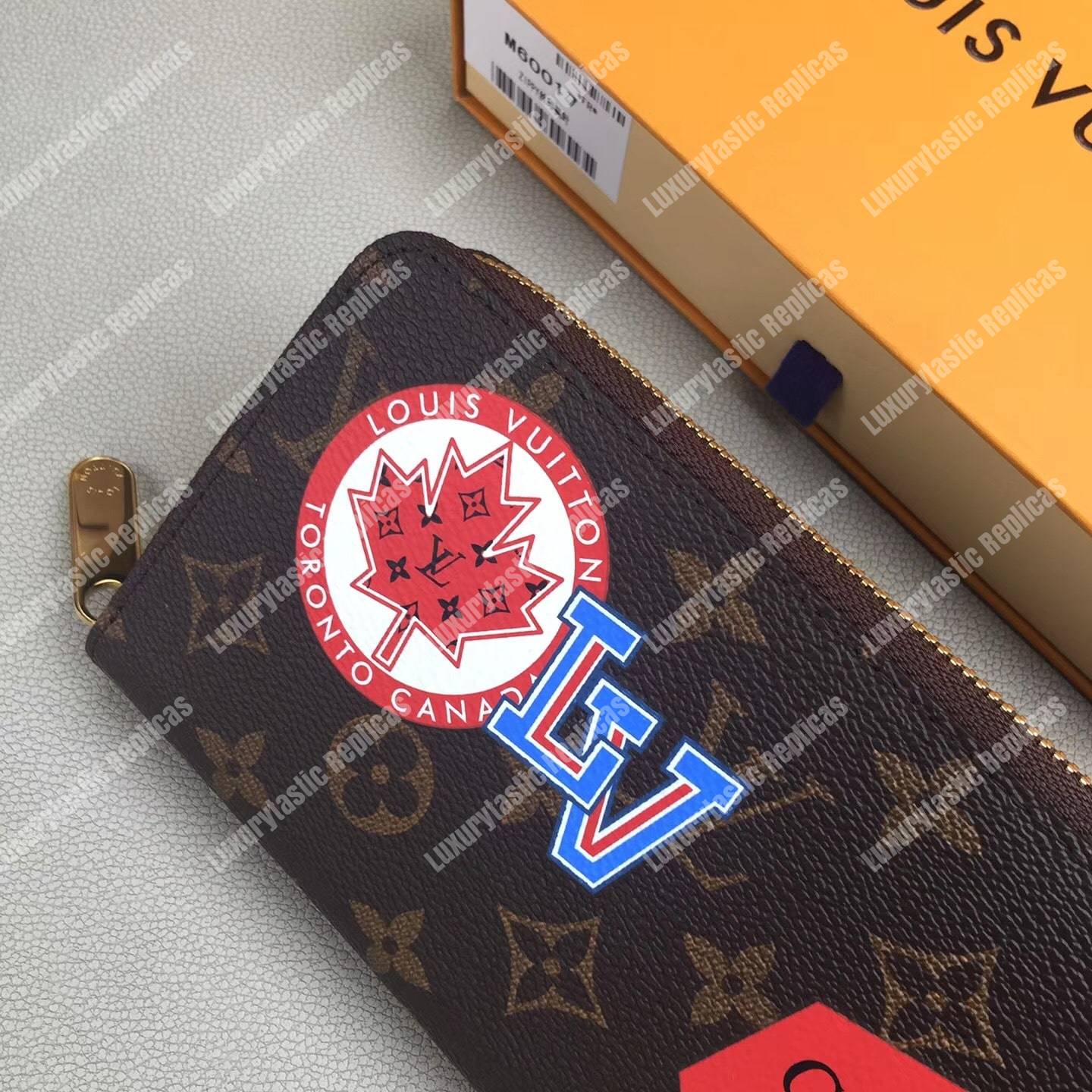 LV Zippy Wallet My LV World Tour Monogram Red