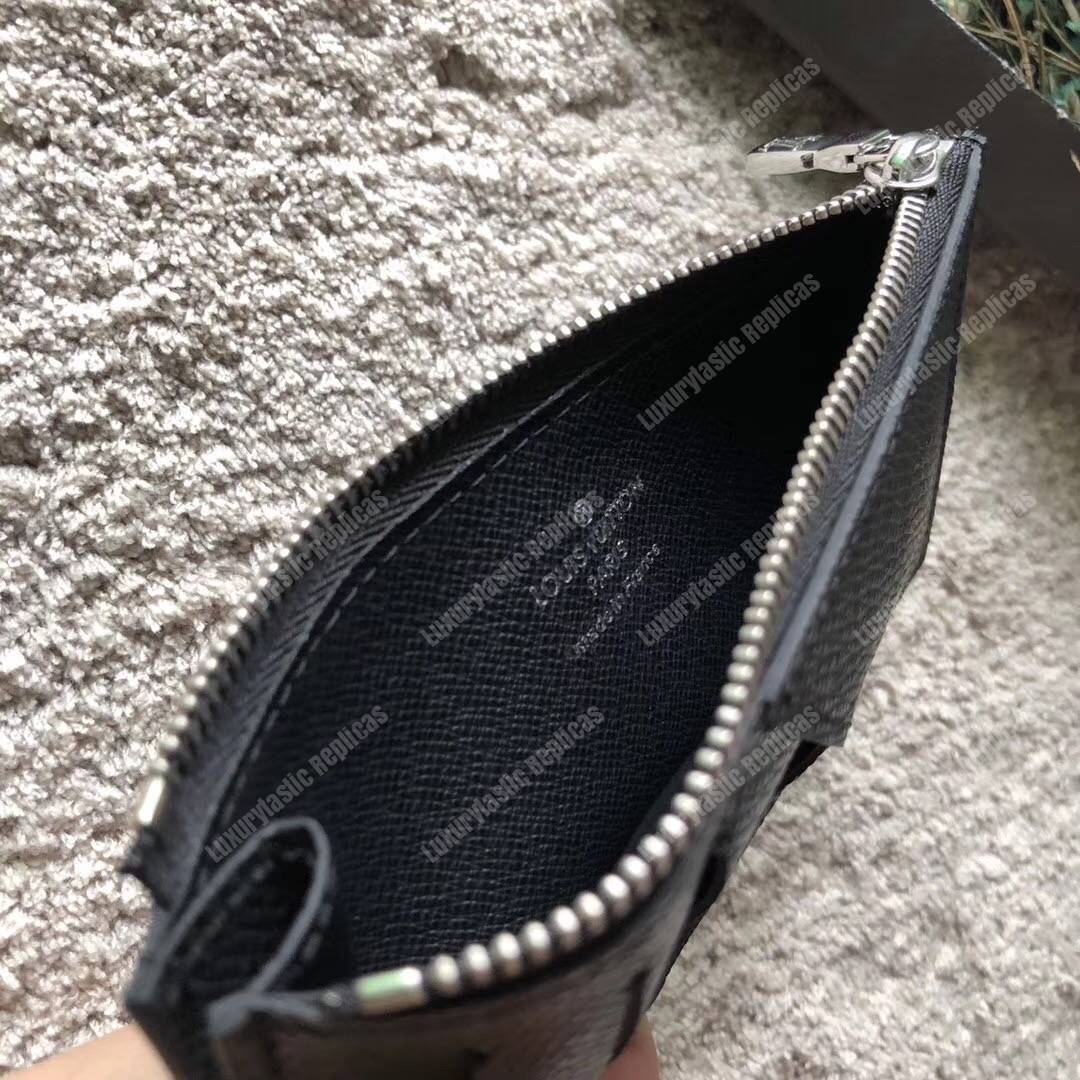 LV Coin Card Holder Taiga Leather