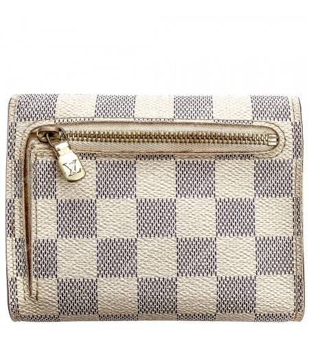 LV Portefeuille Koala Tri-Fold Wallet Damier Azur