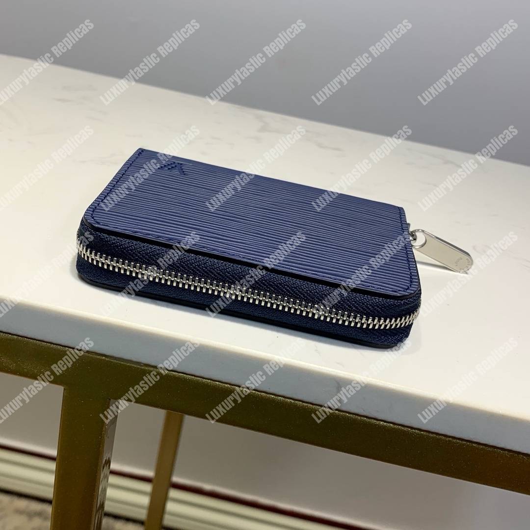 LV Zippy Coin Purse Epi Leather Indigo