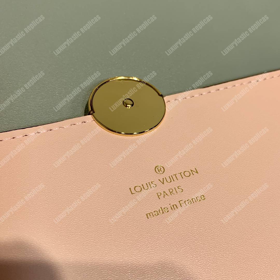 LV Flore Chain Wallet Rose Ballerine