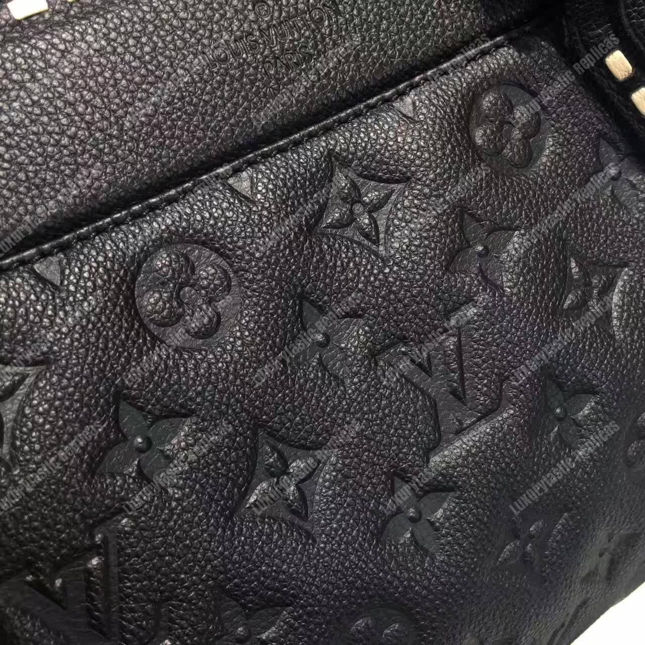 LV Vosges MM Bag Monogram Empreinte Leather Noir