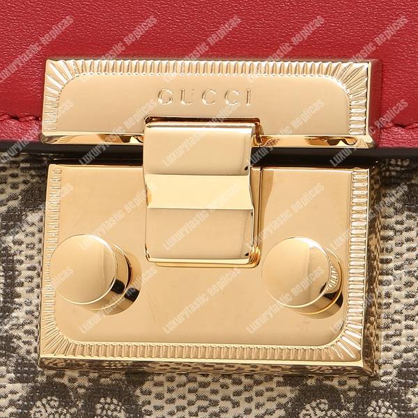G*u*i gg padlock wallet beige/red