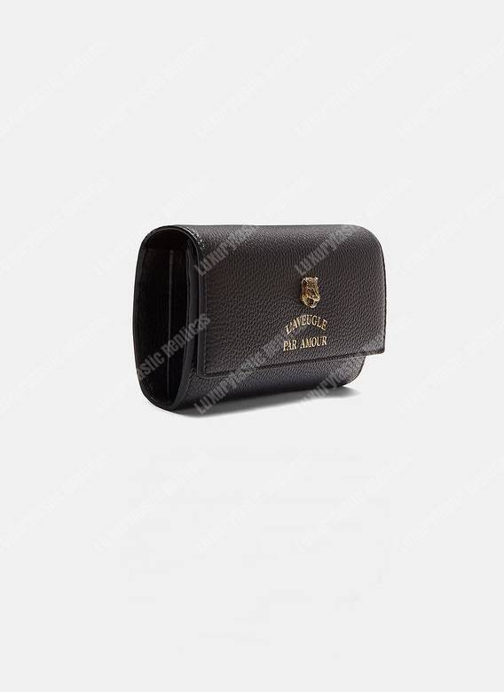G*u*i animalier continental wallet black