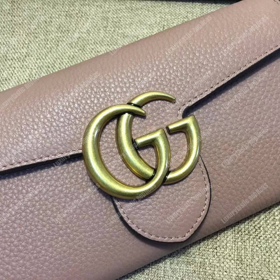 G*u*i gg marmont continental wallet magnolia