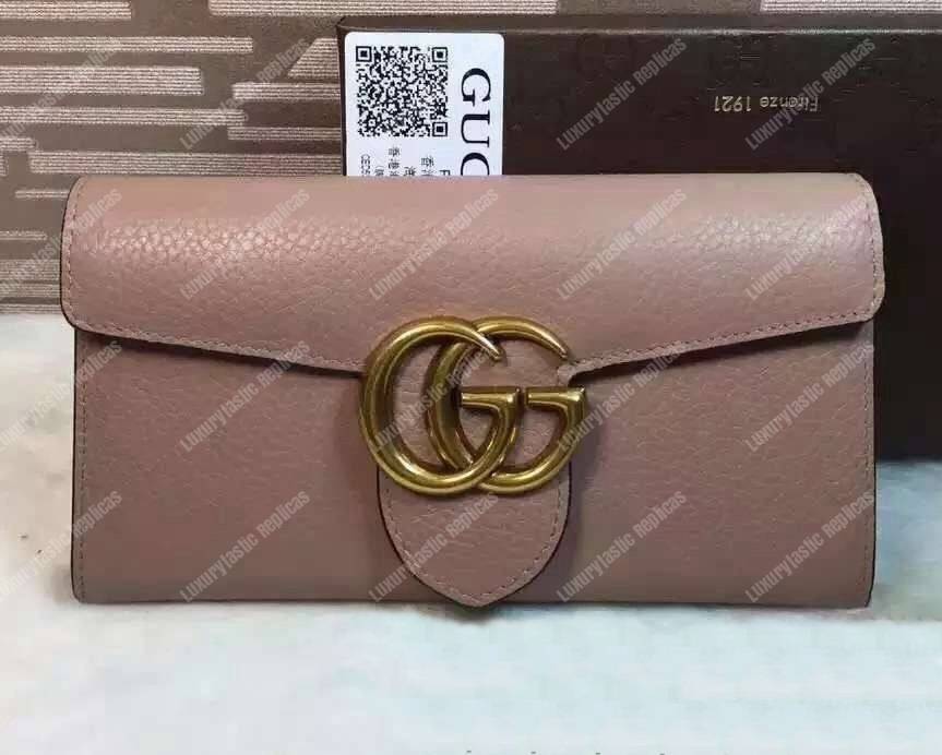 G*u*i gg marmont continental wallet magnolia