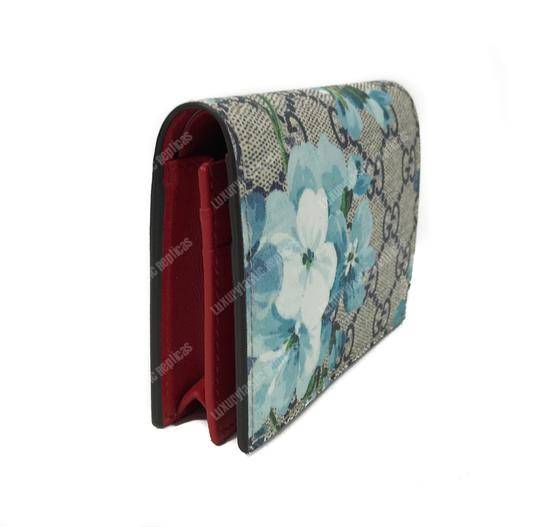 G*u*i gg blooms card case blue
