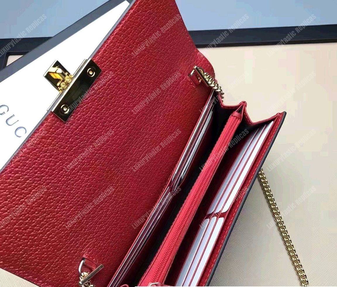 G*u*i gg padlock continental wallet tian