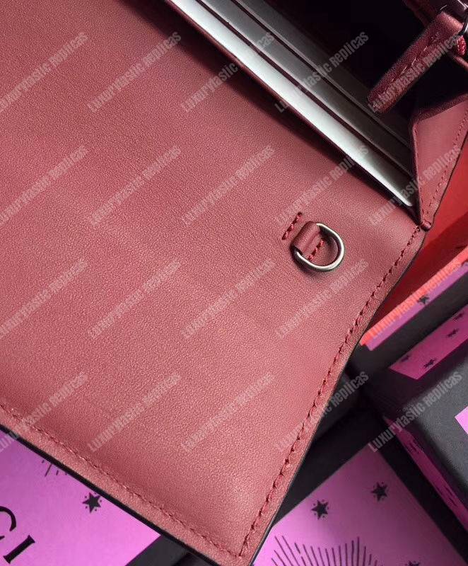 G*u*i gg blooms sup*e padlock continental wallet antique rose