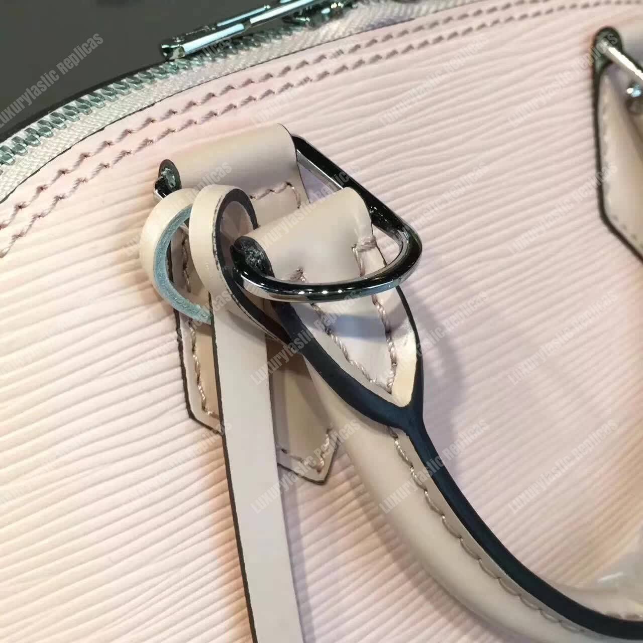 LV Alma BB Epi Leather Rose Ballerine