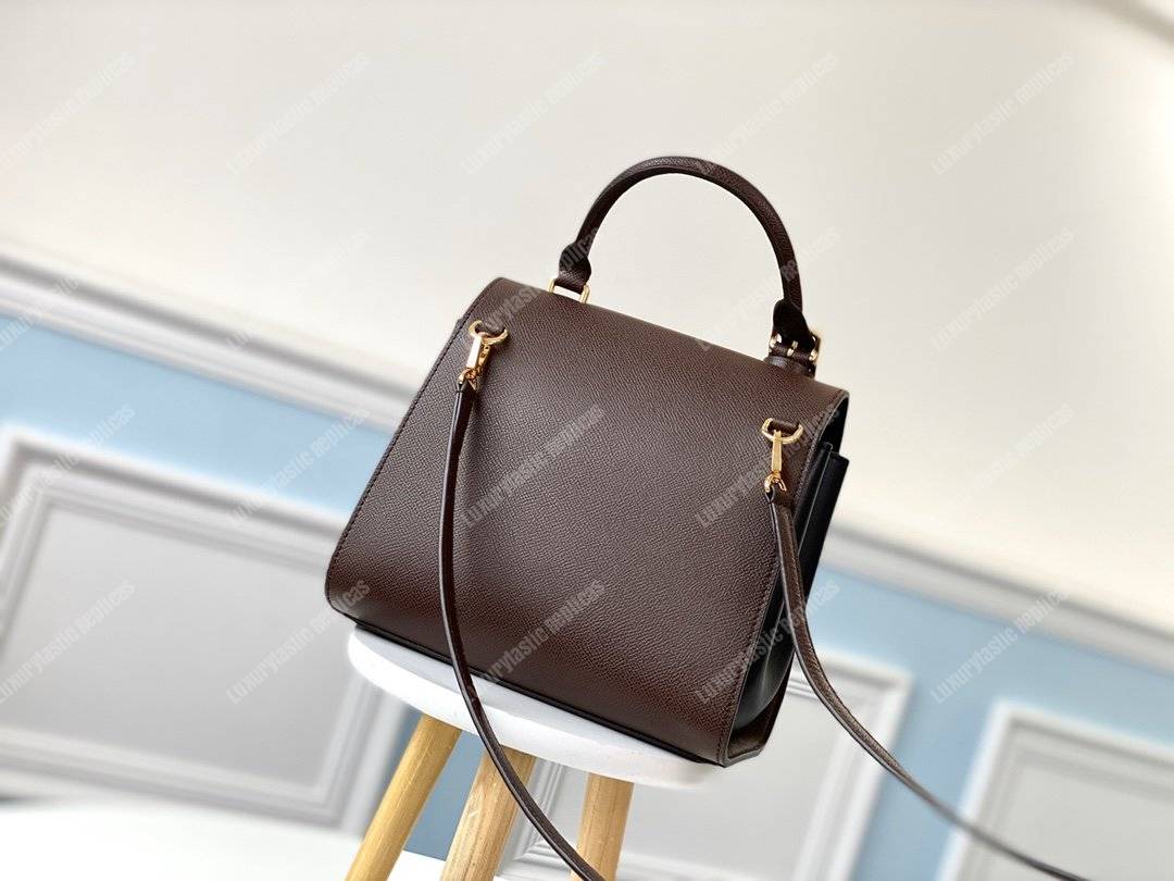 LV Arch Handbag Cereal Brown Black
